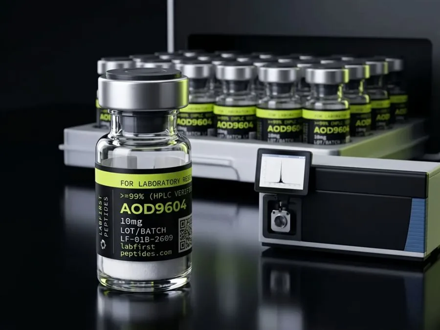 AOD9604 Mass spec — LabFirst research vial