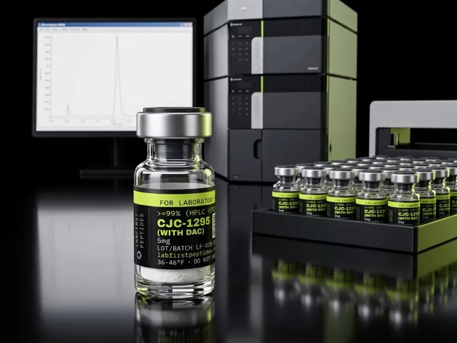 CJC-1295 (with DAC) HPLC: how purity is measured