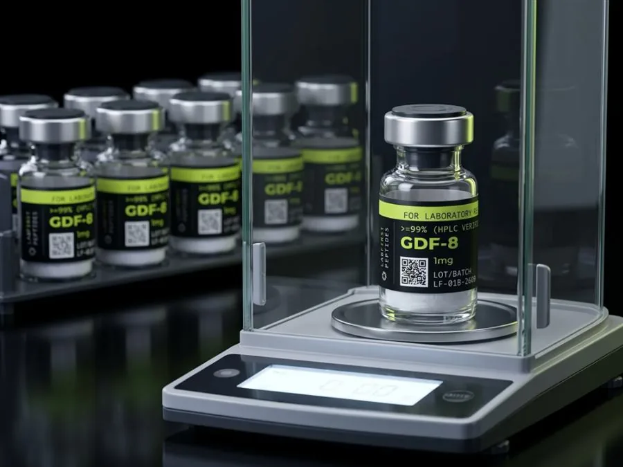 GDF-8 Analytical balance: net content weighed