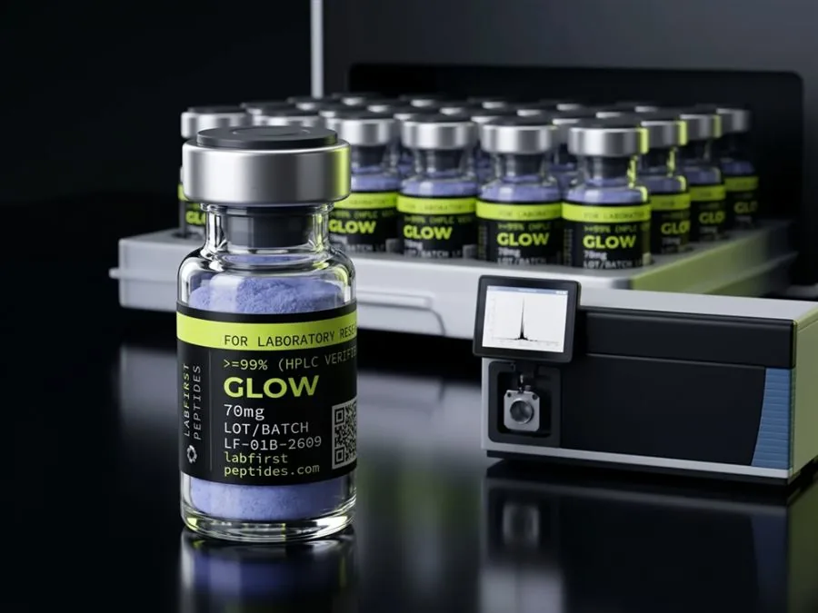 GLOW Mass spec — LabFirst research vial