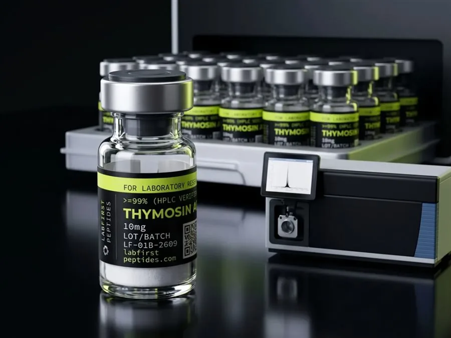 Thymosin Alpha-1 Mass spec — LabFirst research vial