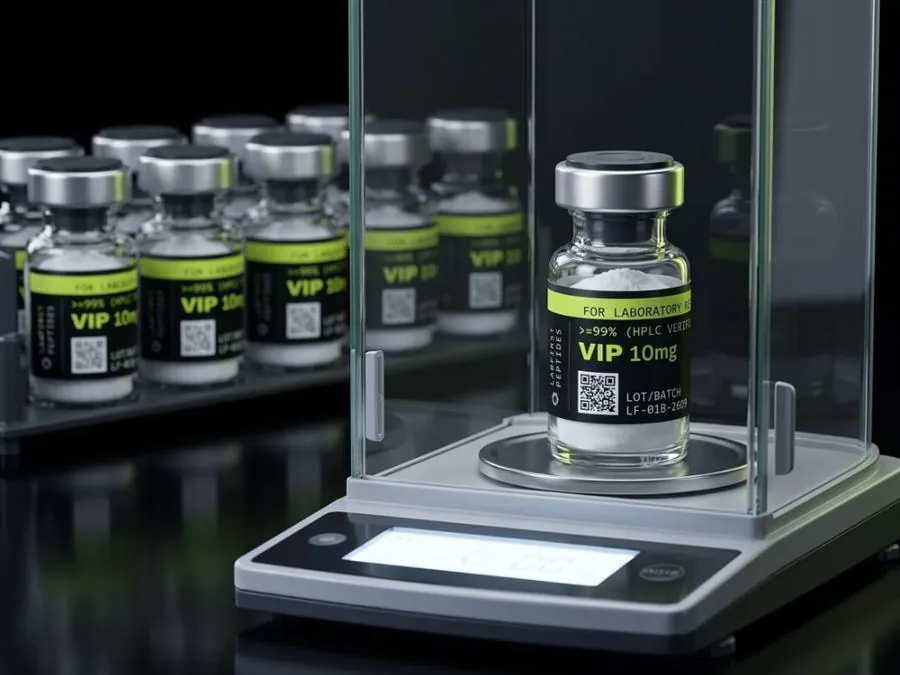 VIP Analytical balance: net content weighed