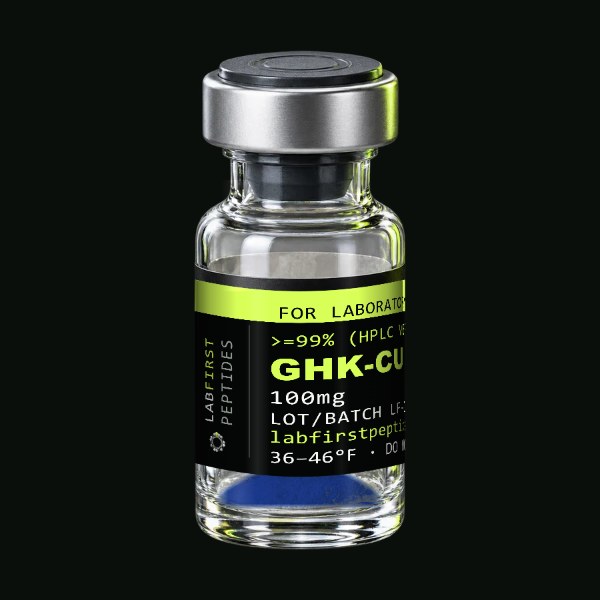 GHK-Cu 100mg vial, lot LF-11B-2609