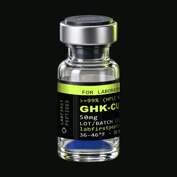 GHK-Cu research peptide vial