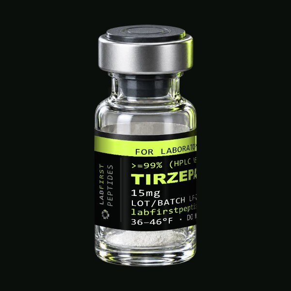 Tirzepatide 15mg vial, lot LF-29C-2609